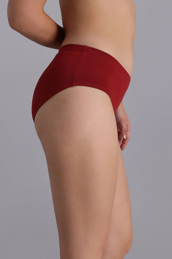 Zivame Anti-Microbial Medium Rise Full Coverage Hipster Panty (Pack of 5) - Multicolor — image 7